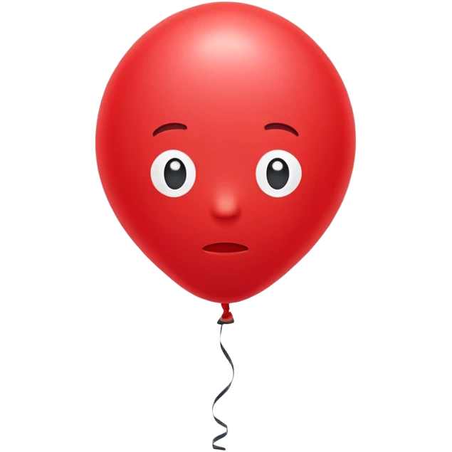 create a balloon shaped like a human person emoji