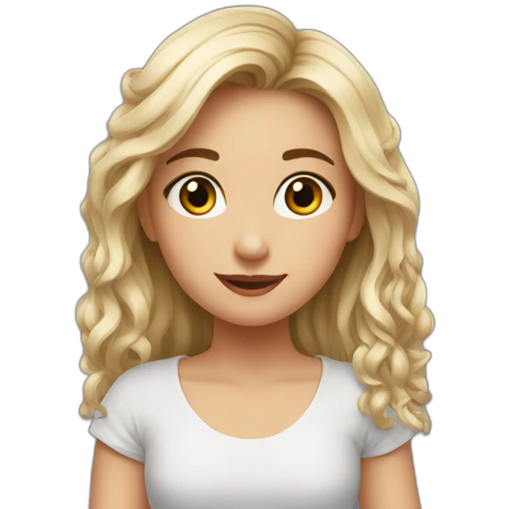 Девочка молится emoji