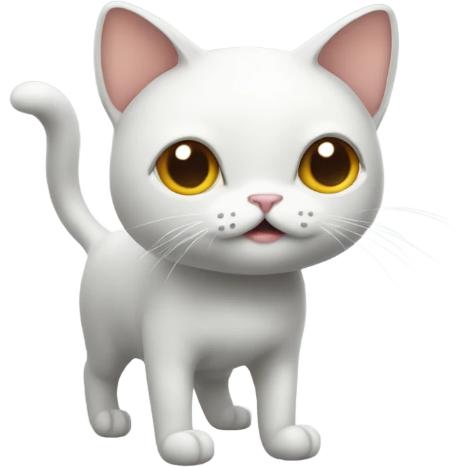 Cat with extra legs emoji