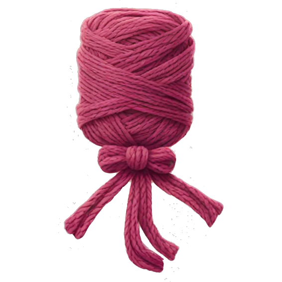 Yarn with bow emoji
