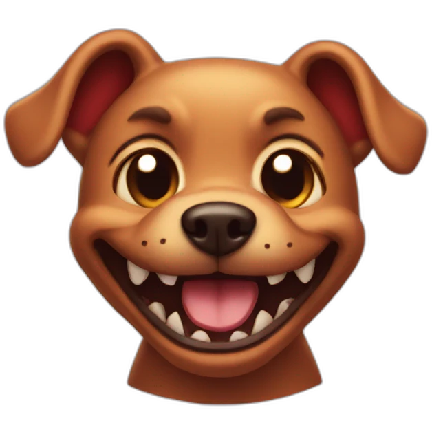naughty, devil, dog emoji