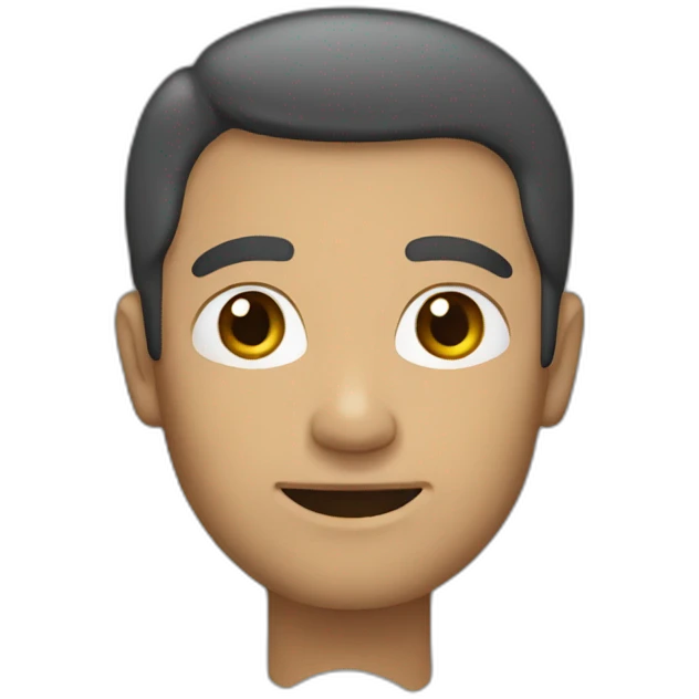 Man with on hand emoji
