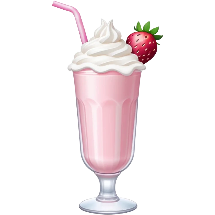Strawberry milkshake aesthetic  emoji