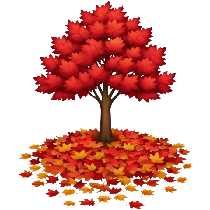 Red tree Vancouver  emoji
