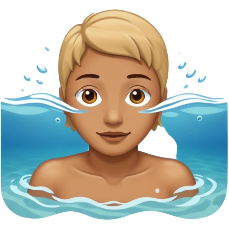 Underwater sweaming emoji