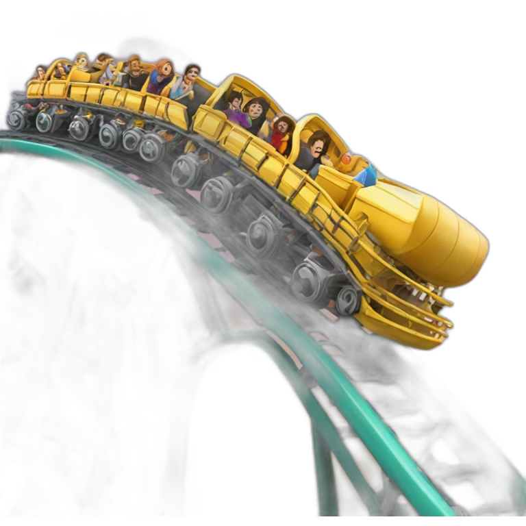 Roller coaster with background of a calendar showing 29th October emoji
