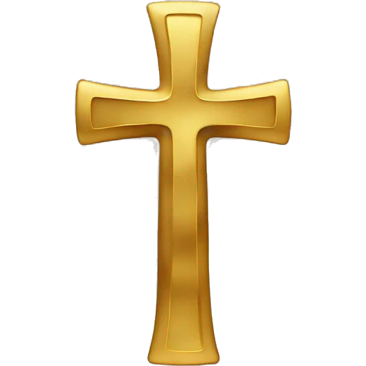 gold cross emoji