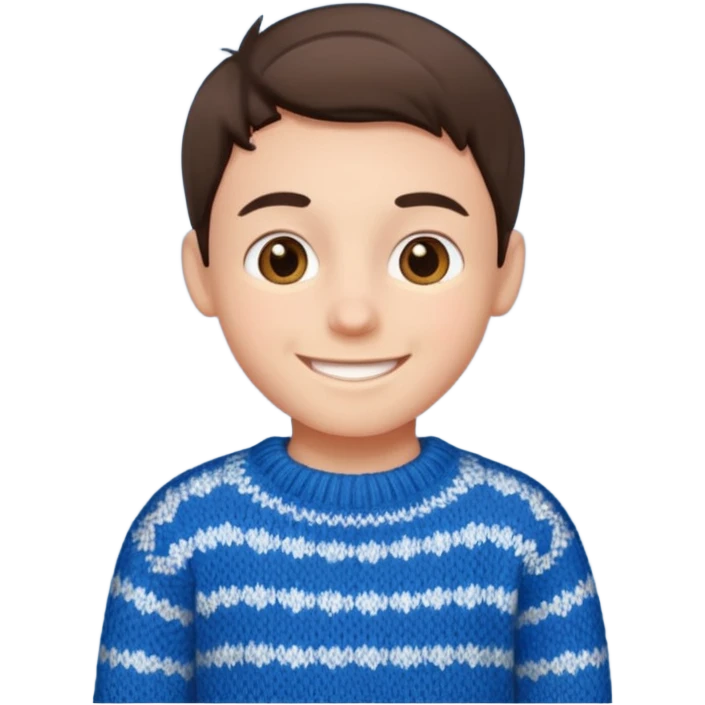 Knitted boy emoji