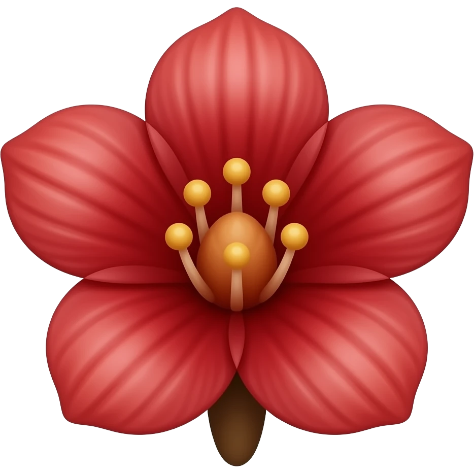 Cravo vermelho flor emoji
