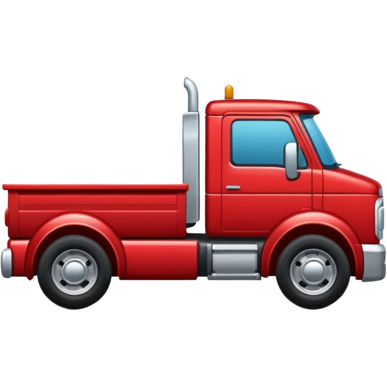 A truck going right direction emoji