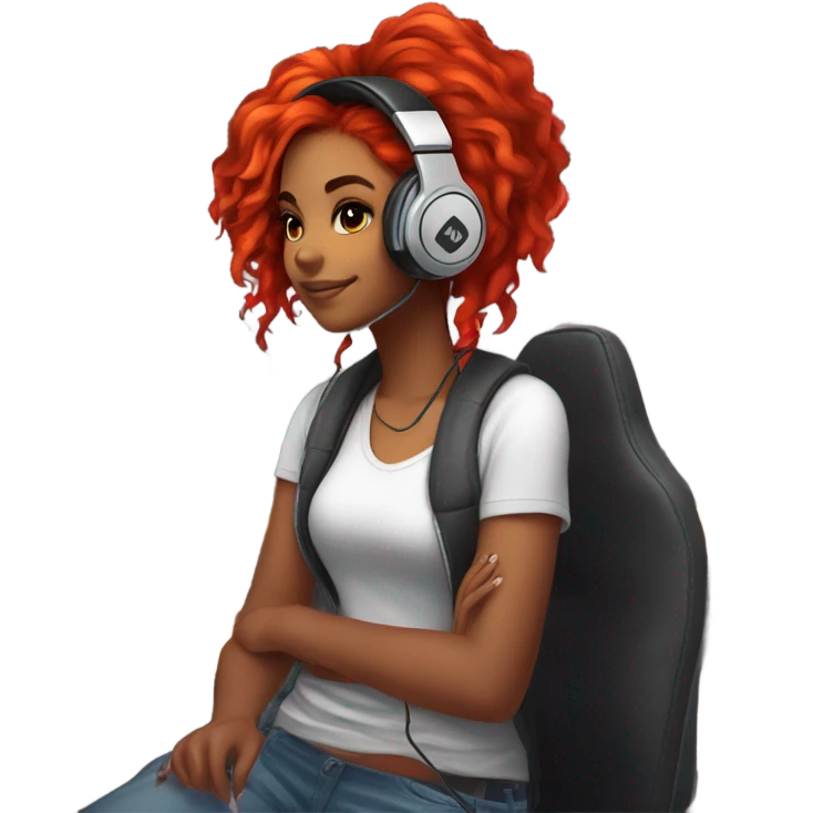 Gamer girl emoji