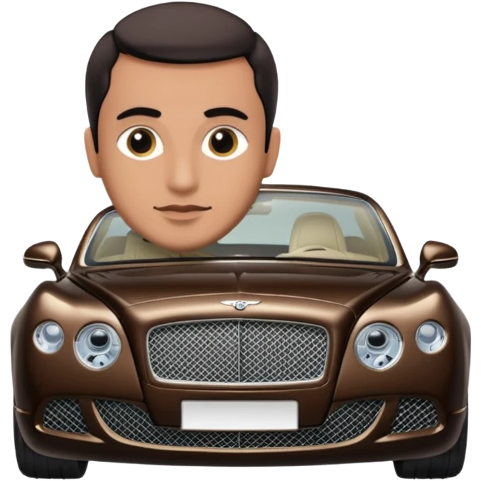 Abid abedi as Principalwith his Bentley emoji