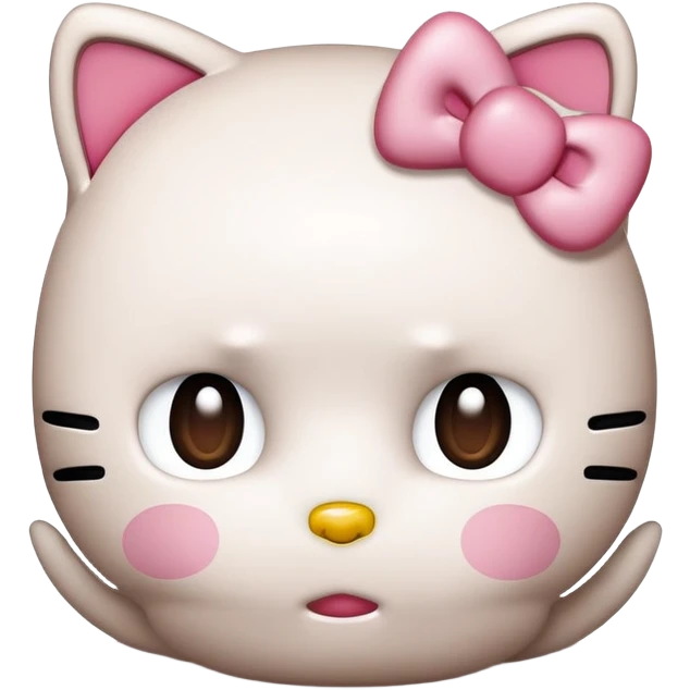 hello kitty confused emoji