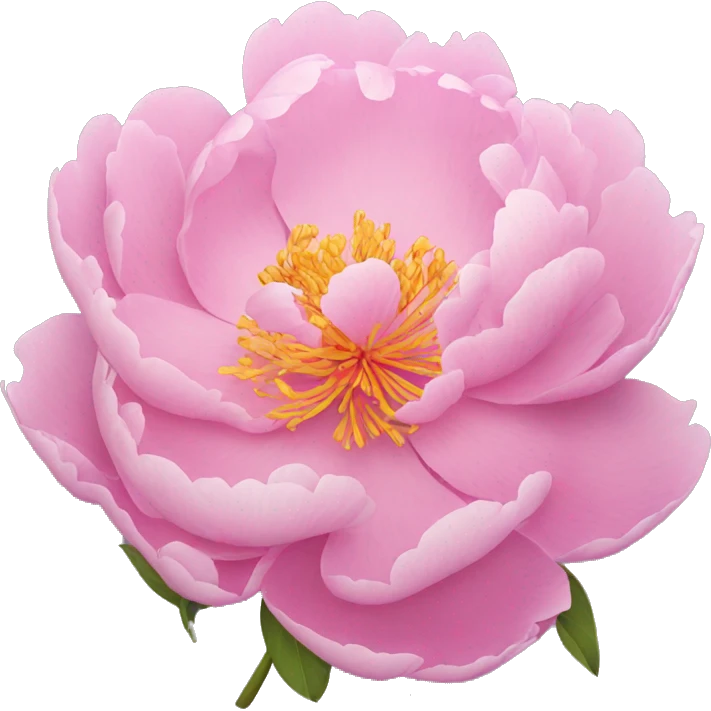 Peony emoji