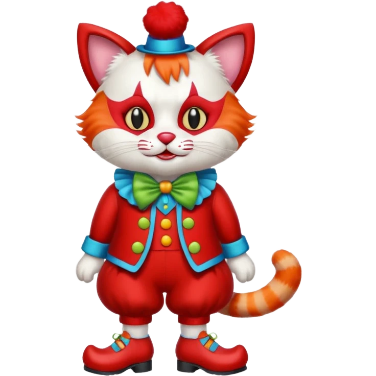 cat clown emoji