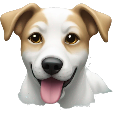 Hund im Wasser emoji