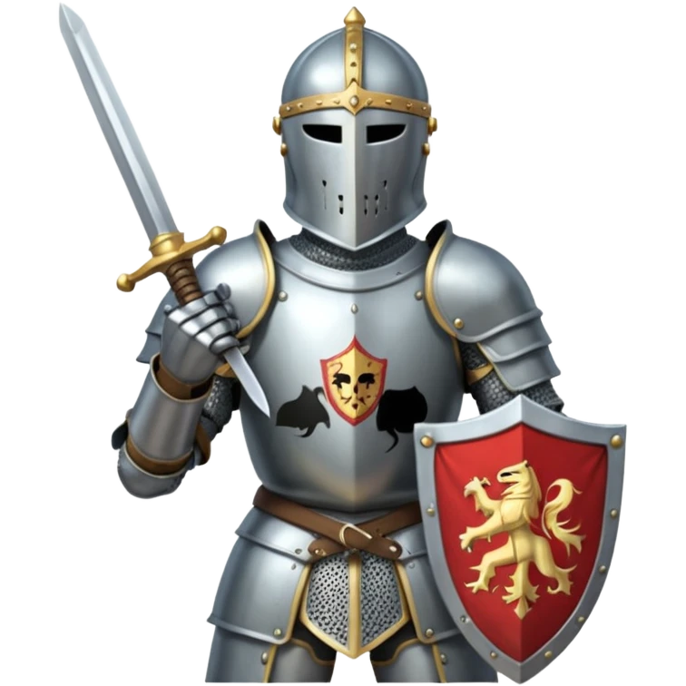 Headless Knight with Sword close up emoji