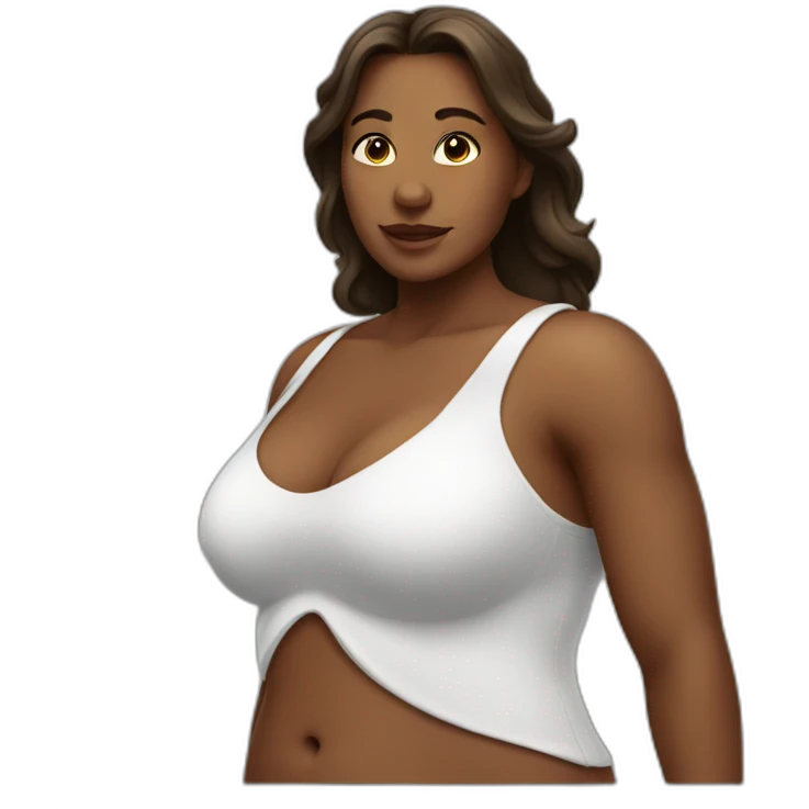 extra big female torso emoji