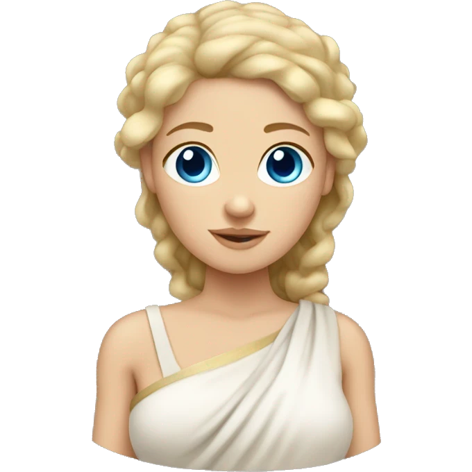 white ancient greek woman pregnant blue eyes blond hair emoji