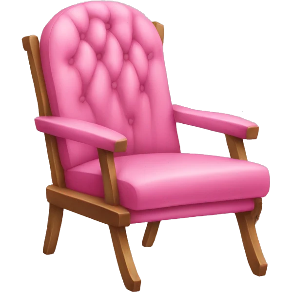 Pink chair emoji