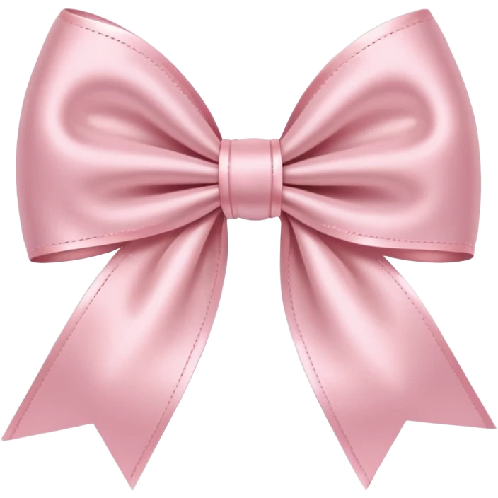 light pink bow emoji