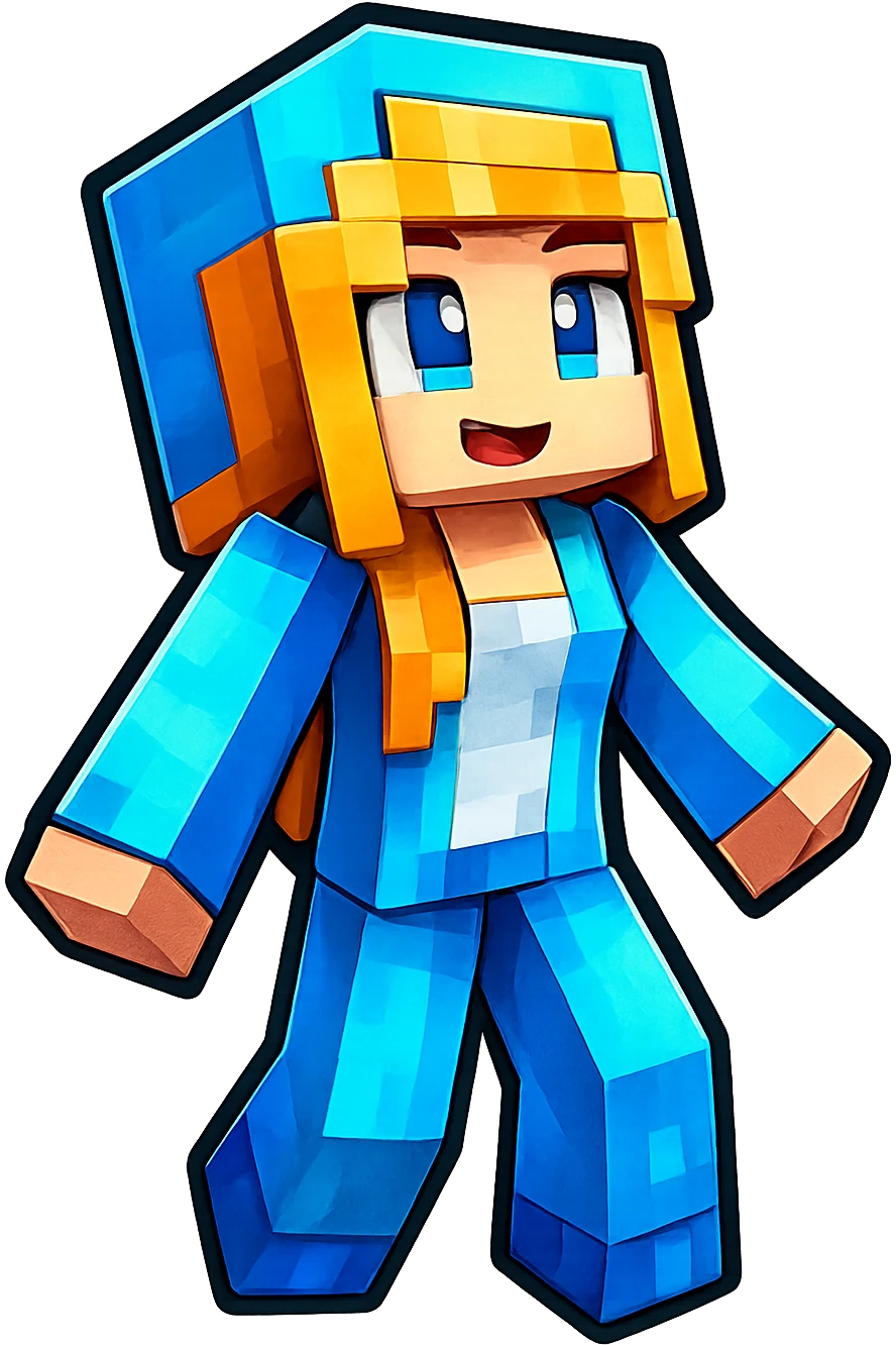 Extract the blue character on the left from the image as a separate image with a transparent background, preserving all details and colors of the character. emoji