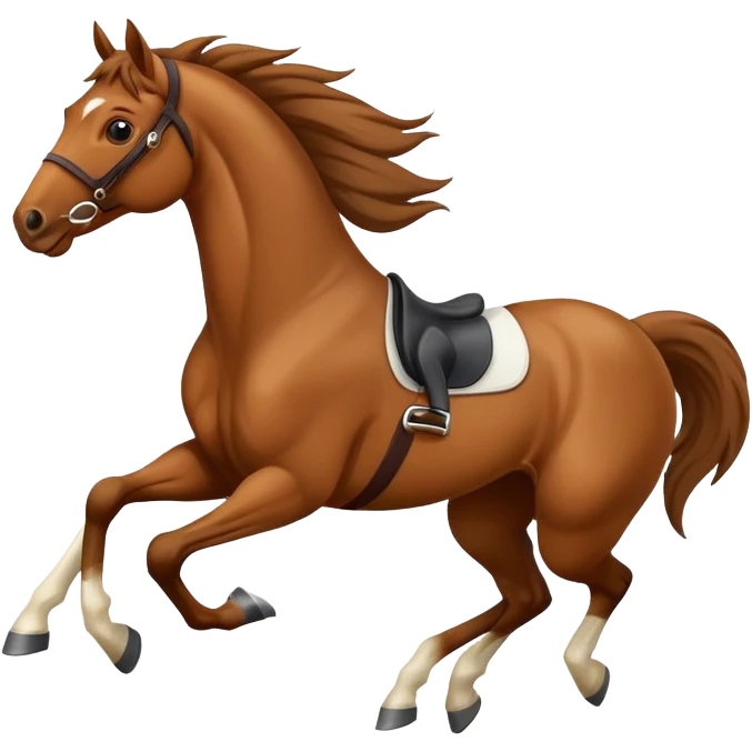 horse running emoji