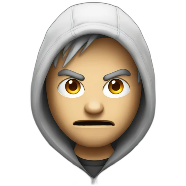 hacker angry emoji