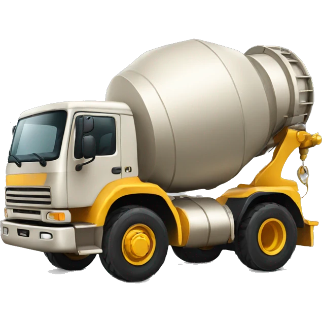 golden cement mixer  emoji