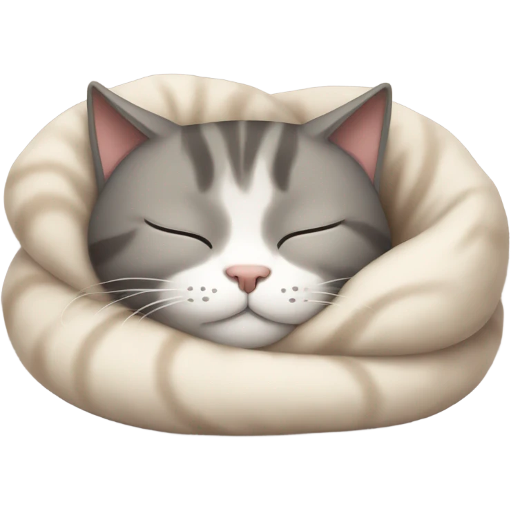 Sleeping cat emoji