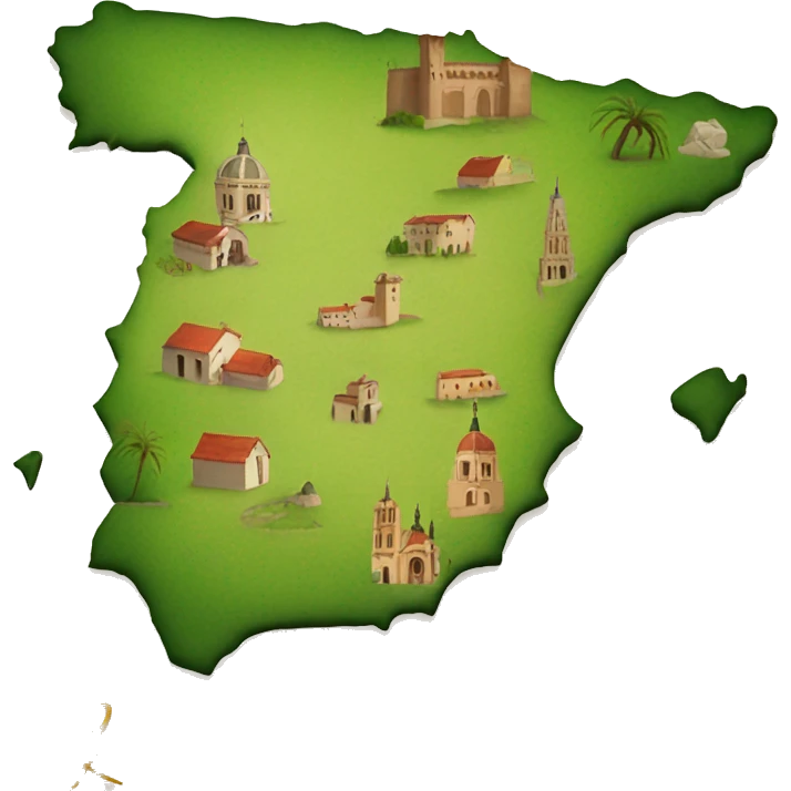 España mapa emoji