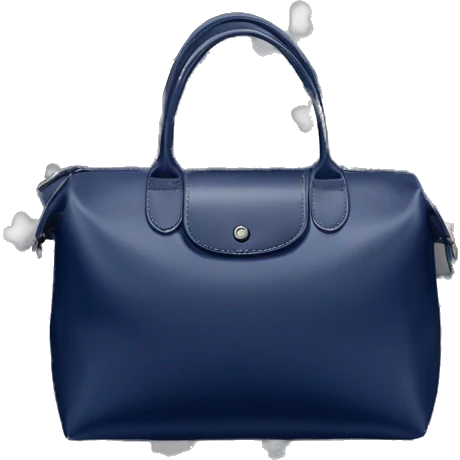 Navy blue longchamp bag emoji