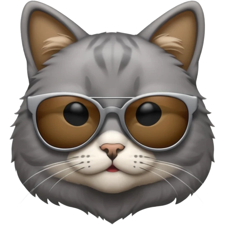 Cat wearing sunglasses emoji