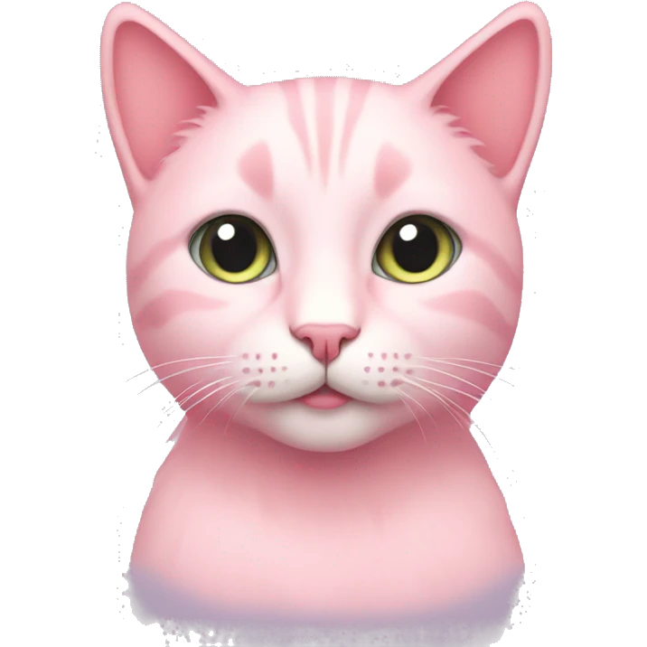 pastel pink cat emoji
