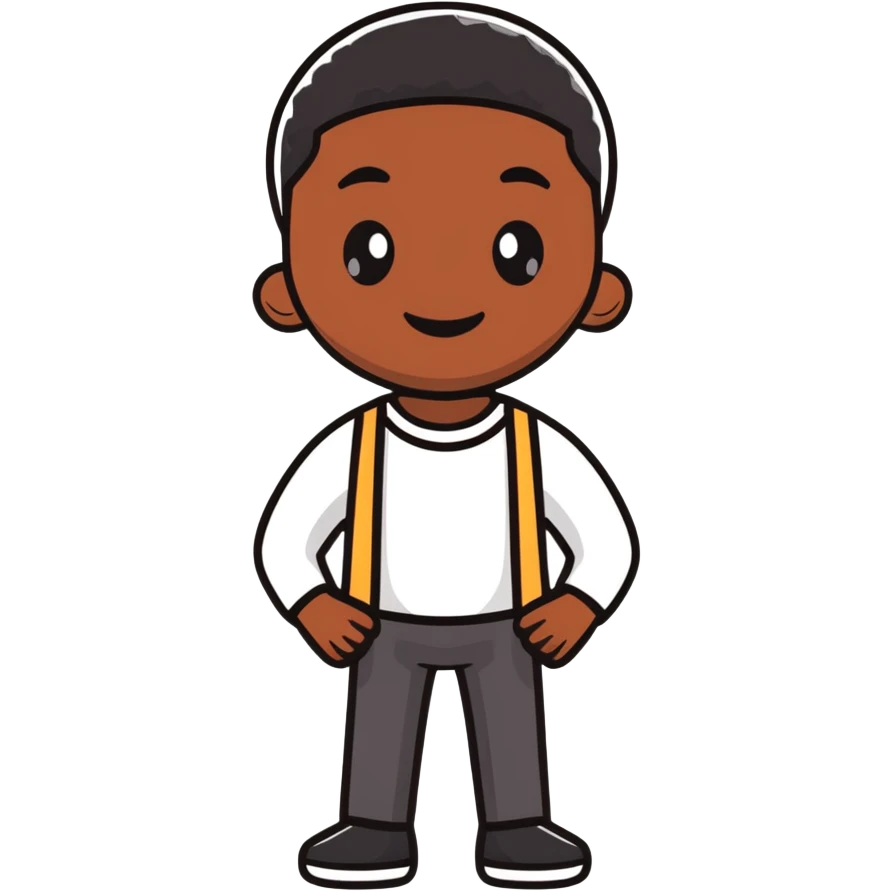 Black man in home emoji