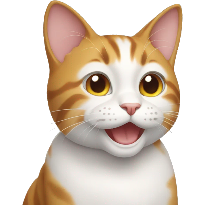 Happy cat emoji