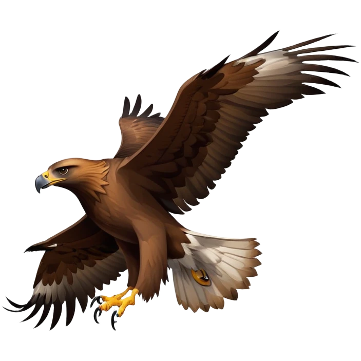 Golden eagle emoji
