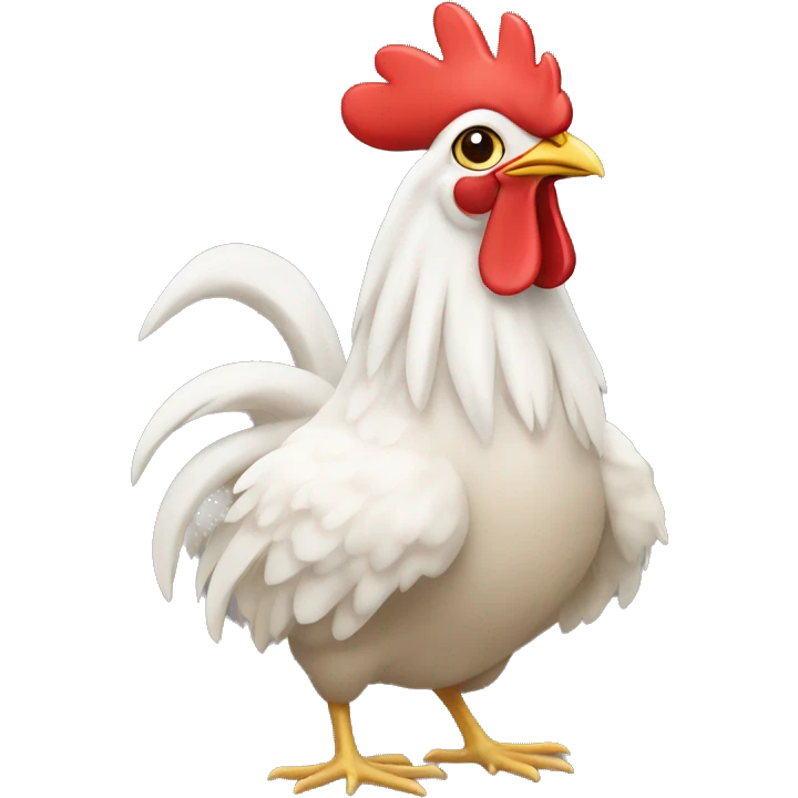 Silky chicken  emoji