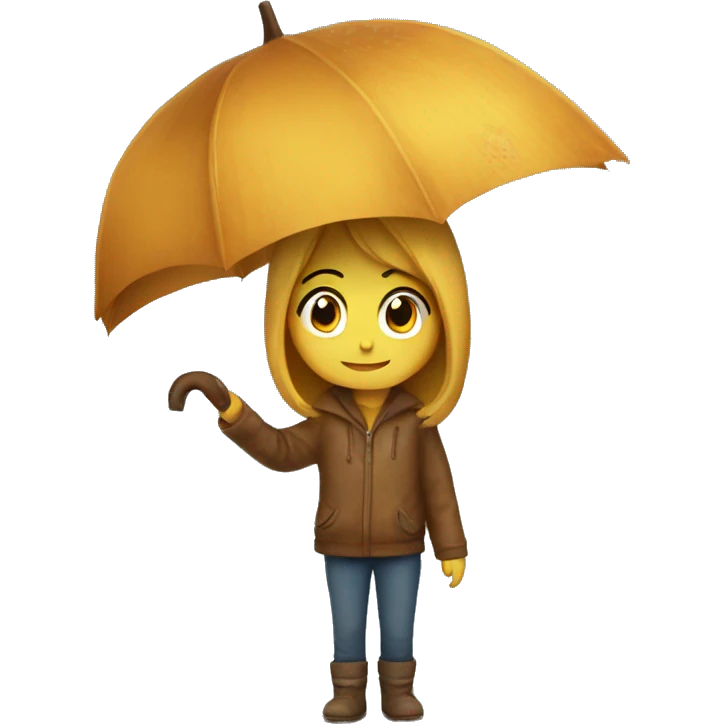 Autumn rainy day emoji