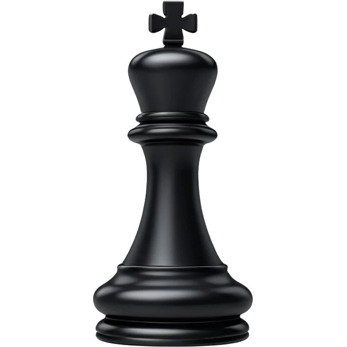 black chess pieces, queen pieces emoji