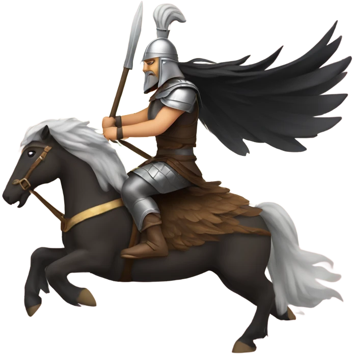 Wotan riding with valkyries emoji
