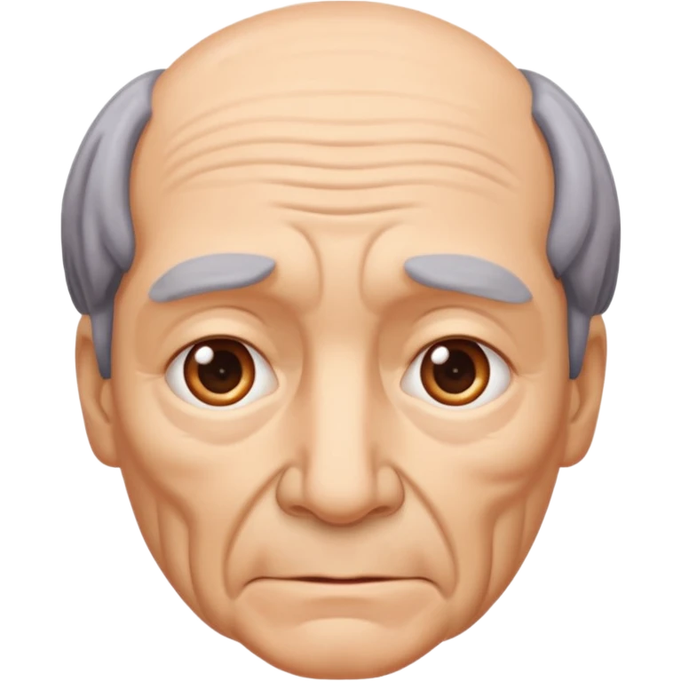 Parent only Face with middle age emoji