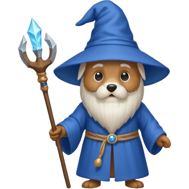 Dog wizard emoji