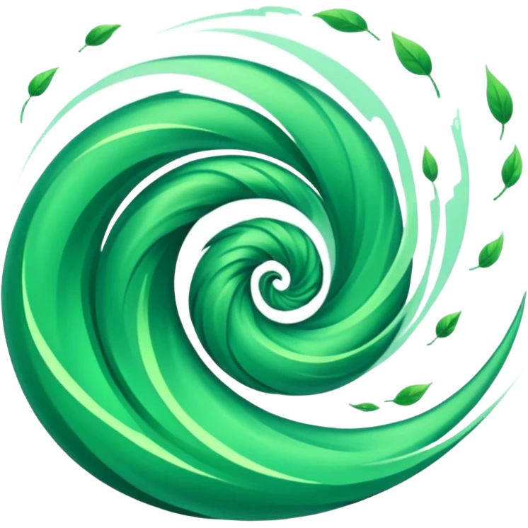 green wind emoji