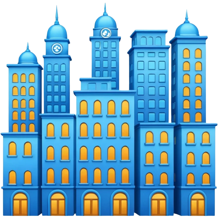 blue city emoji png emoji