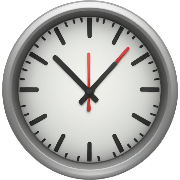 clock without hands emoji