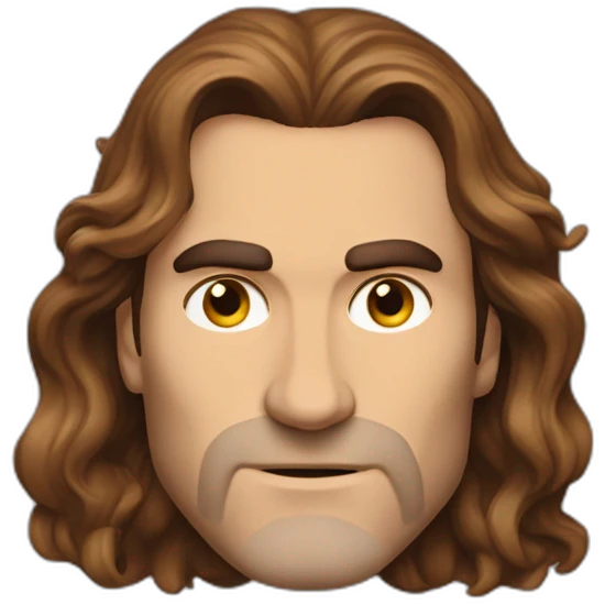 joaquin phoenix with long hair emoji