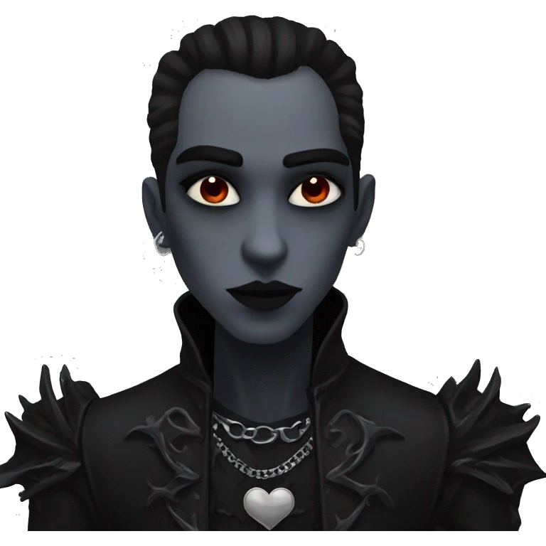goth in love emoji
