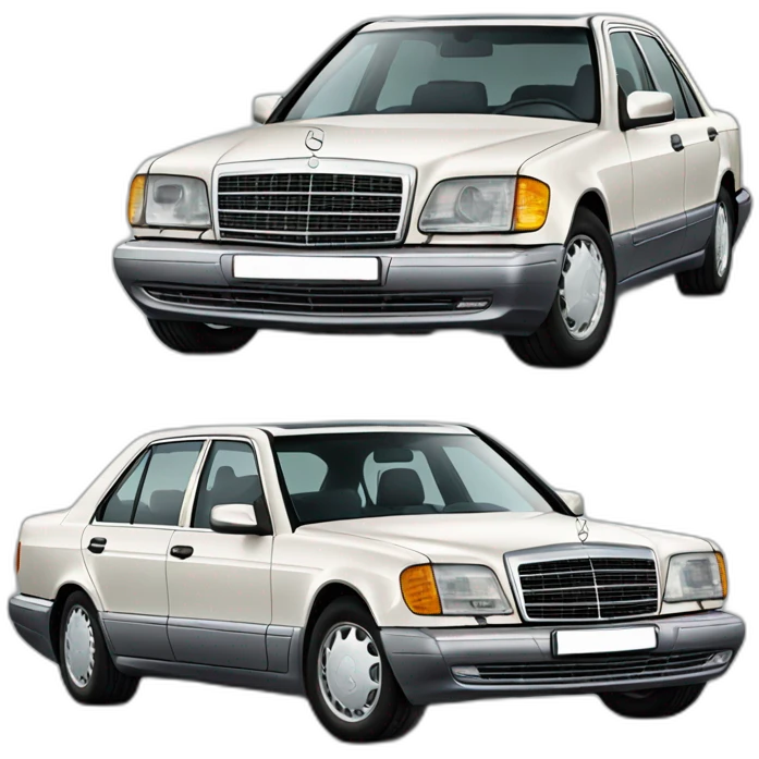 Mercedes-w140 emoji