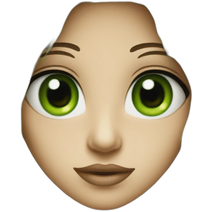 Green-eyes emoji